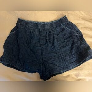 NWT aerie dark denim shorts